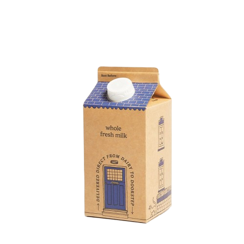 A milk carton